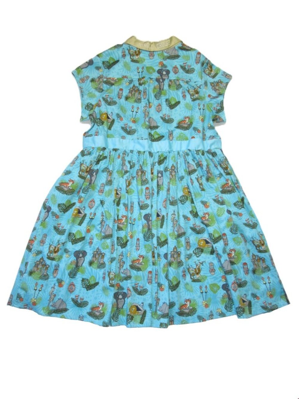 NWT Disney Parks The Dress Shop Jungle Cruise Floral Safari Shirt Dress 2X - Picture 7 of 7